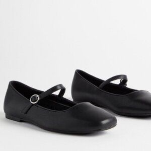 Torrid Square Toe Mary Jane Flat - Black, 12WW